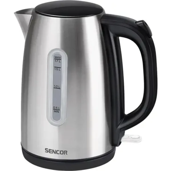 Sencor SWK 1720BK strieborná / Rýchlovarná kanvica / 2200W / 1.7L (8590669218851)
