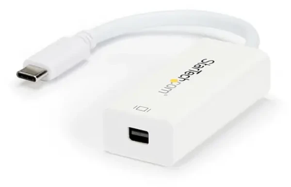 StarTech USB-C - Mini DisplayPort adaptér biela / Adaptér / 4K UHD / Zvuk 7.1 / Plast (CDP2MDP)