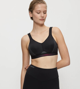 TRIACTION CARDIO FLOW - športová podprsenka s extrémnou podporou Triumph BLACK 90F