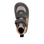 Detské celoročné kožené členkové barefoot topánky LOOP HIGH-TOPS GREY Froddo G2110157-3 - 30