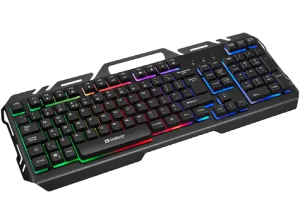 Sandberg IronStorm Keyboard BE čierna / herná klávesnica / drôtová / RGB / USB