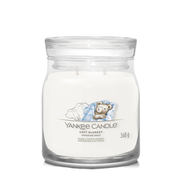 Yankee Candle Signature Soft Blanket stredný pohár 368g / doba horenia až: 50 h (5038581125084)