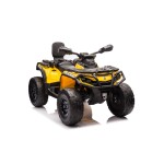 Mamido Detská elektrická štvorkolka Can-Am Outlander ATV žltá