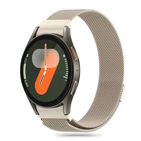 Tech-Protect MilaneseBand zlatá / Remienok milánsky ťah / Samsung Galaxy Watch 4/5/5 Pro/6/7/FE