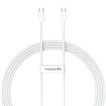 Baseus Superior 2 Moon White / Kábel USB-C - USB-C / 1 m / 30 W / 480 Mbps (57983118432)