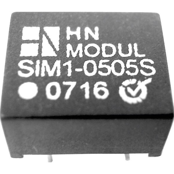 HN Power SIM1-1524S-DIL8 DC / DC menič napätia, DPS 15 V/DC 24 V/DC 50 mA 1 W Počet výstupov: 1 x; SIM1-1524S-DIL8 - Mapex 6601-095A