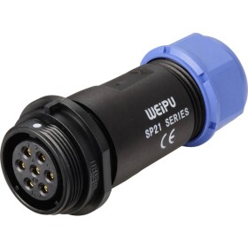 Weipu SP2111 / S 7 II guľatý faston, 1 ks; SP2111 / S 7 II