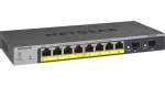Netgear GS110TPv3 / Switch / 8x GE PoE + / 55W budget / SMART Managed Pro / Fanless (GS110TP-300EUS)