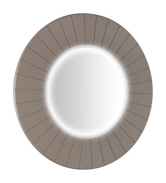 SAPHO - LUMIRO STRIP guľaté zrkadlo s LED osvetlením v ráme, priemer 75cm, agila LR750-4343S