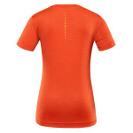 Dětské rychleschnoucí triko ALPINE PRO BASIKO spicy orange 152-158