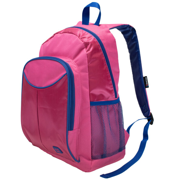 Batoh Semiline J4916-3 Pink/Navy Blue 43 cm x 31 cm x 15 cm