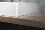 GSI - KUBE X keramické umývadlo 60x47cm, brúsená spodná hrana, biela ExtraGlaze 94319111