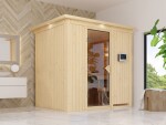Domáca finská sauna (47829) Karibu Bodin, rozmery š. 196 × h. 151 × v. 198 cm