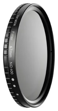 Apexel APL-67VND400 / Nastaviteľný ND filter / ND2-400 / 67 mm / Cold-shoe úchyt (APL- 67VND400)