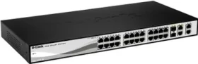 D-Link DGS-1210-28P Gigabit PoE SMART Switch 24x Gigabit RJ45 4X Gigabit SFP