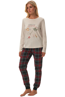 Dámske pyžamo 41902 Florencia - HENDERSON Béžová XXL