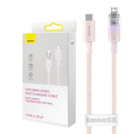 Baseus CATS010204 Rýchlonabíjací kábel USB-C (M) - Lightning (M) 1m 20W ružová (CATS010204)