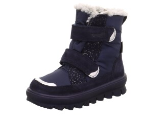 Dievčenské zimné topánky FLAVIA Blue/Silver Gore-Tex, Superfit , 1-000216-8000, modrá - 35