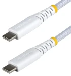 StarTech Rugged biela / Nabíjací kábel / USB-C - USB-C / PD 60W / 0,3 m (USB2CC30CMNCBRWH)