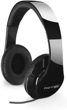 Fantec SHP-250AJ-BB čierna / drôtové slúchadlá / 3.5mm jack / 40mm meniče / kábel 1.2 m (2470-FAN)