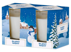 Emocio Sklo 52x65 mm 2ks v krabičce Silent Night - Forest Breeze, vonná svíčka