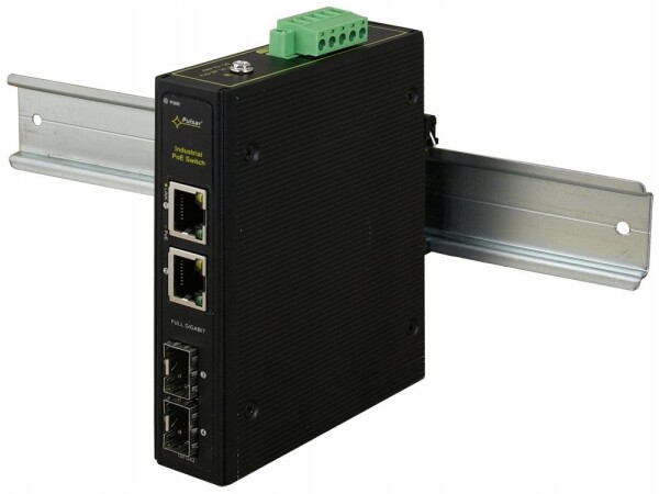 Pulsar ISFG42 PULSAR Switch przemysłowy Gigabit Ethernet, 2x PoE