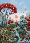 HEYE Puzzle Exotic garden: Raj divočiny