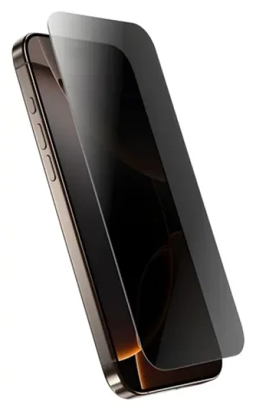 Crong 3D Armour Glass Privacy / Ochranné sklo / tvrdené / privacy filter / pre Apple iPhone 17 Pro Max, 16 Pro Max (CRGP3DAGIP1669P)