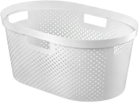 Curver Infinity Dots Kôš na bielizeň 40 l biela (231011)