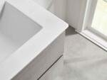 CERANO - Kúpeľňová skrinka Carole + keramické umývadlo Todo - betónovo šedá - 101x50x46,5 CER-8050BD82988