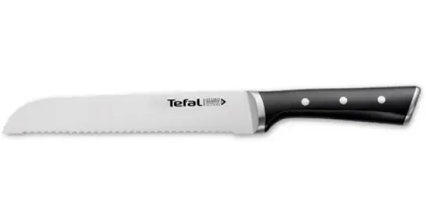 TEFAL K2320414 Ice Force čierna / Nôž na chlieb / nerezová oceľ / 20 cm (3168430274235)
