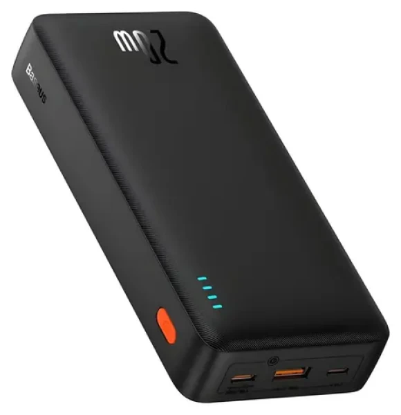 Baseus Airpow 20000mAh čierna / Powerbanka / 20W / USB-A / USB-C (6932172648718)