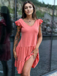 TW SK 2113 šaty.17P koral 2XL