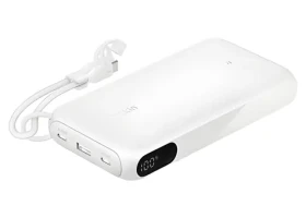 Belkin BOOST CHARGE 20000mAh biela / PowerBanka / 20W PD / USB-C / s displejom (BPB028hqWH)