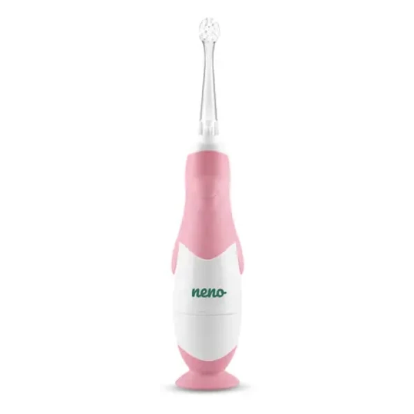 Neno Denti ružová / Elektrická detská kefka / 17.000 pulzov / IPX7 / LED / rotačná (NEN-BAB-SC002)