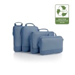 Cestovne organizery Heys Ecotex Compression Packing Cube 4 Pc Set Blue Ocean