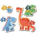 Clementoni Moje prvé puzzle 2, 3, 4 a 5 dielikov Dinosaury