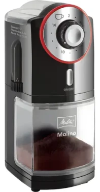 Melitta Molino 1019-01 / Mlynček na kávu / elektrický / žernový / regulácia mletia (1019-01)