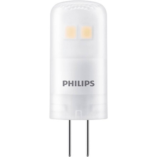 Philips LED 76755600 LED En.trieda 2021 F (A - G) G4 pinová objímka 1 W = 10 W teplá biela (Ø x v) 1.3 cm x 35 mm 1 ks; 76755600
