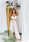 Sexy Koucla Musthave Highwaist Cloth Pants navy Einheitsgroesse