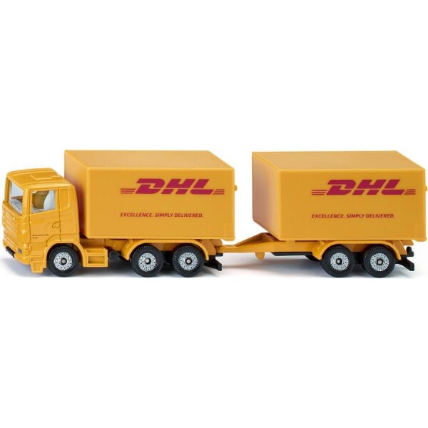 SIKU Blister - DHL kamión s prívesom