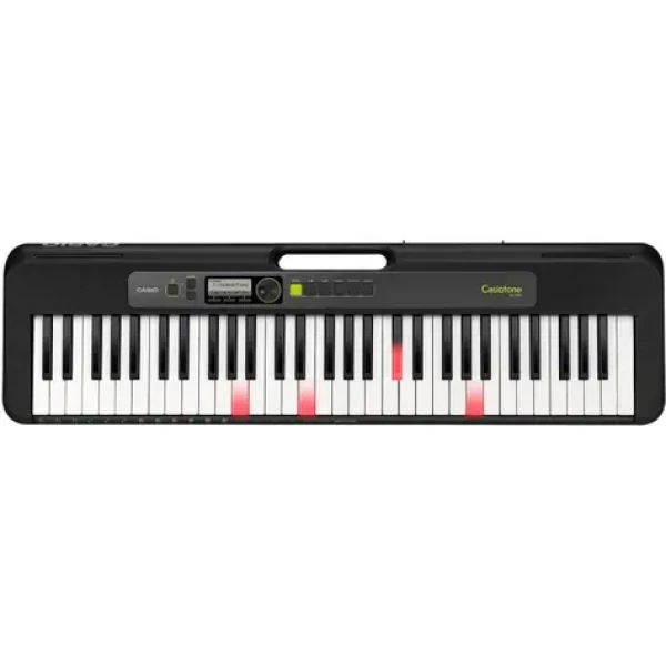 Casio LK-S250 čierna / klávesy / 61 kláves / USB / adaptér (4971850314967)