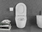 MEXEN/S - Lena Závesná WC misa vrátane sedátka s slow-slim, duroplast, biela 30220400