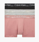 Pánske bavlnené trenírky 3pack NB2970A-UW5 - Calvin Klein XL bílá,šedá,černá