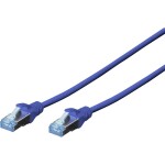Digitus DK-1531-050/B RJ45 sieťové káble, prepojovacie káble CAT 5e SF/UTP 5.00 m modrá 1 ks; DK-1531-050/B