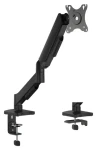 ESTUFF Single Gas Spring Monitor Mount / Stolné rameno pre jeden monitor / plynová pružina / VESA 75-100 mm / do 32" (GLB227011)