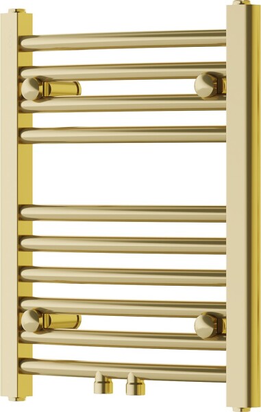 MEXEN - Ares vykurovací rebrík/radiátor 500 x 400 mm, 141 W, zlatá W102-0500-400-00-50