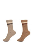 Be Snazzy SK-81 Viskózové zimné ponožky 36-41 světle béžová 36-41