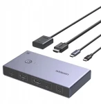 Ugreen CM731 / KVM prepínač / 2v1 / USB-C + HDMI (UGR5726)