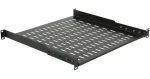 Lanview 19" 1U (RAS405BL) / Polica do racku / hĺbka 450 mm / nosnosť 50 kg / čierna (RAS405BL)